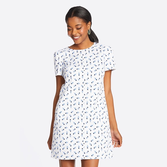 draper james denim shift dress